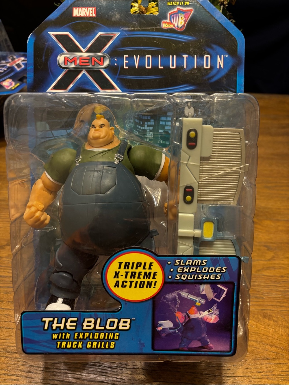 Marvel The Blob Action Figure - Green, Gray & Tan